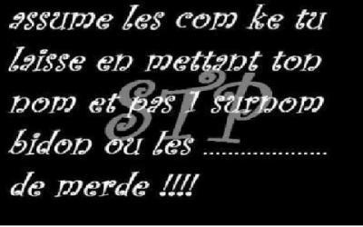 espece de lache!!!!!